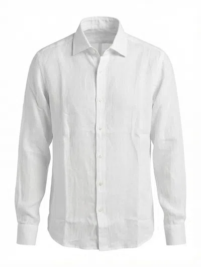 120%lino Long Sleeve Shirt In White