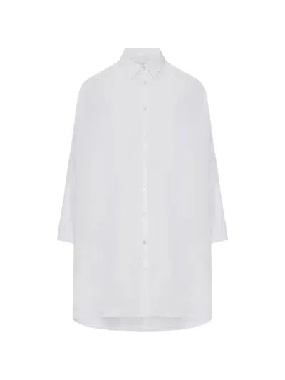 120%lino Short Sleeve Shirt In White