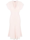 ERMANNO SCERVINO ERMANNO SCERVINO LACE TRIM DRESS - PINK,D322Q361LHU12636861