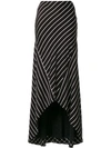 HAIDER ACKERMANN Biais striped maxi skirt,183560014312641723