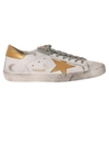 GOLDEN GOOSE WHITE GOLD SUPERSTAR LOW SNEAKERS,10366769