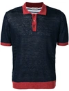 ETRO COLOUR BLOCK POLO SHIRT,1M828910912641283