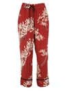 MCQ BY ALEXANDER MCQUEEN MCQ FLORAL PRINT CROPPED TROUSERS,496315RKB02 6318