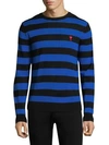 AMI ALEXANDRE MATTIUSSI Striped Wool Jumper