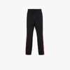 GUCCI WOOL CROPPED PANT WITH STRIPE,493714Z690312562612