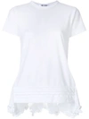 COMME DES GARÇONS COMME DES GARÇONS COMME DES GARÇONS COMME DES GARÇONS STRUCTURED PANEL T-SHIRT - WHITE,RAT01512635144