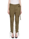 SAINT LAURENT Belted Lace-Up Army Trousers