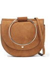 THEORY WHITNEY SUEDE SHOULDER BAG