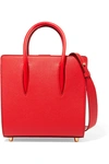 CHRISTIAN LOUBOUTIN PALOMA SMALL STUDDED TEXTURED-LEATHER TOTE