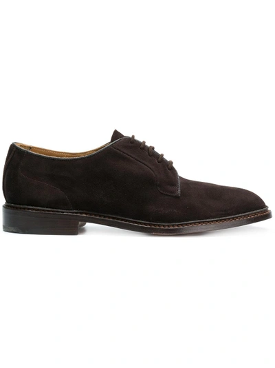 Tricker's Robert Lace Up Shoes Round Toe In Brown