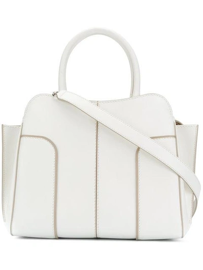 Tod's Contrast Trim Tote