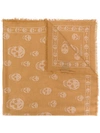 ALEXANDER MCQUEEN SKULL MOTIF SCARF,1106404943Q12640392