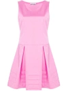 MOSCHINO MOSCHINO PLEATED SKATER DRESS - PINK,A0456053012621452
