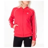 Adidas Originals Women's Originals Superstar Track Jacket, Red In Red