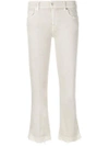 7 FOR ALL MANKIND 7 FOR ALL MANKIND CROPPED JEANS - NUDE & NEUTRALS,SYRM980QH12620457
