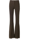 VICTORIA BECKHAM FLARED TAILORED TROUSERS,TRSLM230512643797