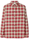 GUCCI EMBROIDERED VINTAGE CHECK SHIRT,501115Z345G12640024