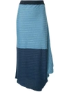 JW ANDERSON JW ANDERSON INFINITY SKIRT - BLUE,KW25WR1812608161