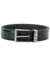 Gucci Leather Belt With Snake In Black