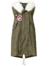 MR & MRS ITALY SLEEVELESS PATCH PARKA,WLB503SE12647893