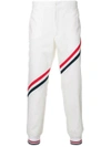 THOM BROWNE stripe detail track pants,MTU232A0281212610104