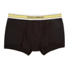 DOLCE & GABBANA DOLCE AND GABBANA BLACK AND YELLOW BOXER BRIEFS,N4B27J FUEB0