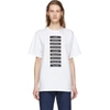 RAF SIMONS RAF SIMONS WHITE WORDING T-SHIRT,181-126