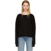 SIMON MILLER SIMON MILLER BLACK BRUSH SWEATSHIRT,W311 4010