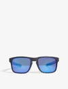 Oakley Womens Grey Holbrook Mix Rectangle-frame Sunglasses In Grey