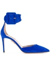 Aquazzura Casablanca Suede Stiletto Pumps