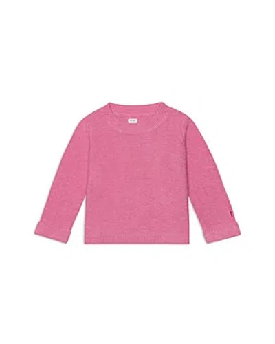 1212 Girls' Garter Stitch Sweater - Little Kid In Pink