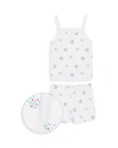 1212 Girls' Pima Cotton Cami & Shorts Set - Little Kid In Ditsy Floral