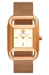 TORY BURCH PHIPPS LEATHER STRAP WATCH, 29MM X 41MM,TBW7251