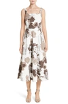 LAFAYETTE 148 ARLENE PRINT MIDI DRESS,MDX29R-9547