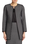 LAFAYETTE 148 PRIA CHECK JACKET,MJW49R-9573