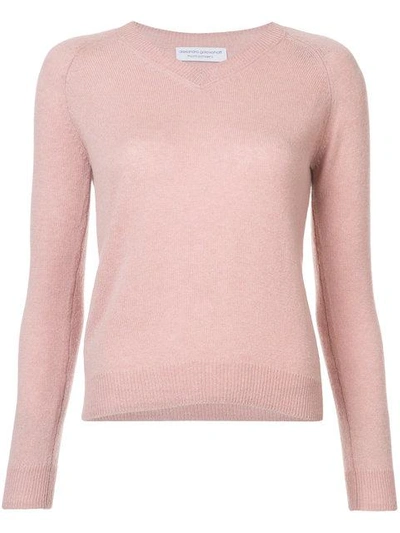 Alexandra Golovanoff V-neck Jumper In Pink