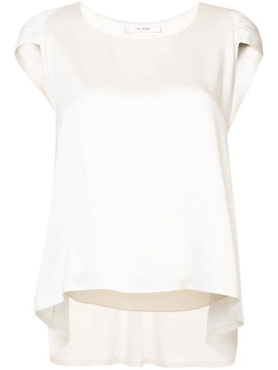 The Row Ada Ivory Cape-back Top In White