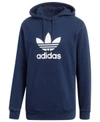 Adidas Originals Adicolor Hoodie With Trefoil Logo In Navy Cx1900 - Navy In Navy