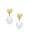 MARCO BICEGO 18K Yellow Gold Pearl Drop Earrings,0400096733254