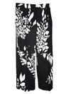 ROCHAS FLORAL PRINT CROPPED TROUSERS,10392518