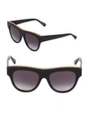 STELLA MCCARTNEY 52MM Flat Top Round Sunglasses,0400096238261