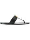GUCCI DOUBLE G THONG SANDALS,498698A4HD012555083
