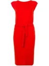 CASHMERE IN LOVE CASHMERE IN LOVE CASHMERE COLETTE KNITTED DRESS - RED,COLETTE12643287