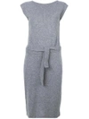 CASHMERE IN LOVE CASHMERE IN LOVE CASHMERE COLETTE KNITTED DRESS - GREY,COLETTE12643288