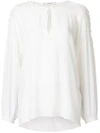 DOROTHEE SCHUMACHER LACED SHOULDER BLOUSE,84900412636799