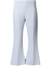 ANTONIO BERARDI CROPPED FLARED TROUSERS,ABPM30110012633474