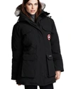 Canada Goose 'expedition' Relaxed Fit Down Parka With Genuine Coyote Fur In Black