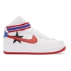 NIKE White Riccardo Tisci Edition Air Force 1 High Sneakers,AQ3366