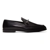 JIMMY CHOO JIMMY CHOO BLACK LEATHER MARTI LOAFERS,173 MARTI RES