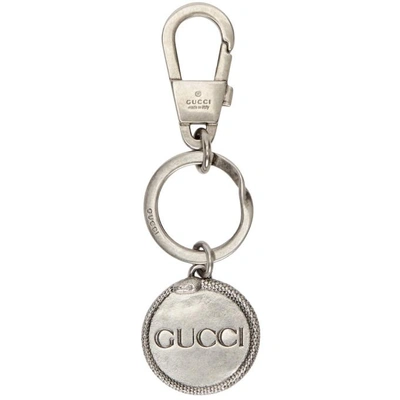 Gucci 钱币吊饰钥匙扣 In 8111 Nickel